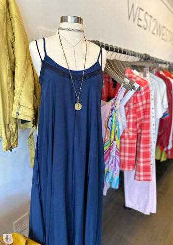brazeau tricot slip dress at west2westport.com