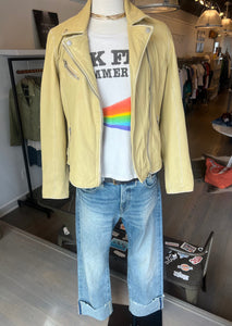 SOfia Jacket, Pink Floyd Tee and R13 Cuff Romeo, available at west2westport.com