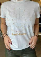 Load image into Gallery viewer, Re/Done 70s inspired tee with Do Not Disturb graphic at west2westport.com