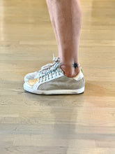 Load image into Gallery viewer, italian made sneakers with metallic details at westport ct clothing boutique WEST