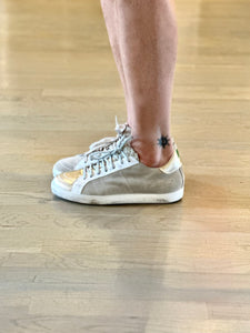 italian made sneakers with metallic details at westport ct clothing boutique WEST