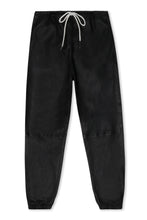 Load image into Gallery viewer, Black leather SPRWMN jogger, available at west2westport.com