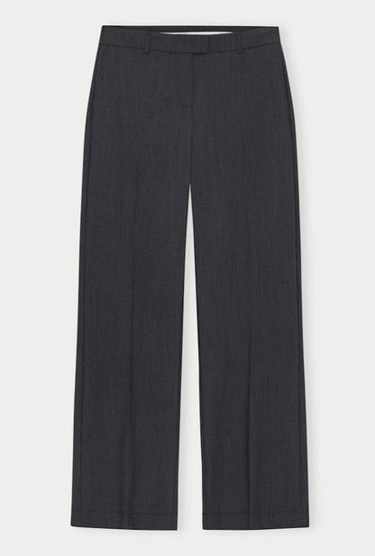 Navy pants on a white background