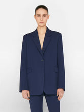 Load image into Gallery viewer, FRAME Navy Blazer, available at west2westport.com