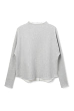 Load image into Gallery viewer, perfect white tee mock neck sweatshirt at west2westport.com
