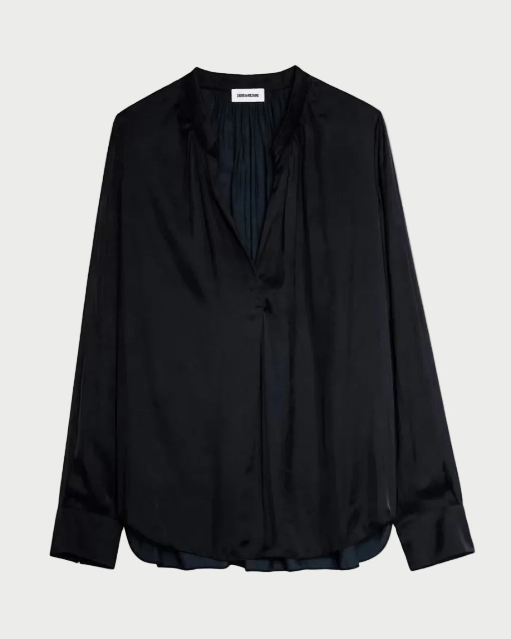 Black blouse on a white background