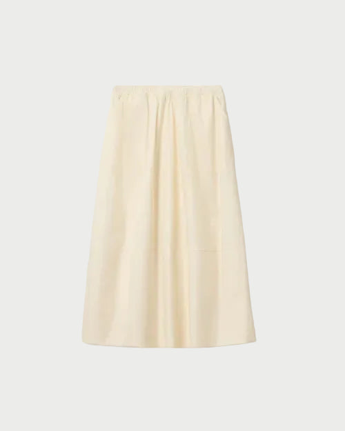 Beige skirt on a white background