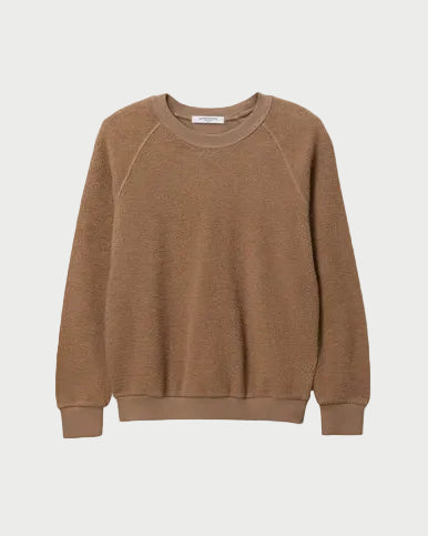 Brown sweatshirt on a white background