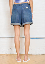 Load image into Gallery viewer, rear view of Denimist double cuff shorts at west2westport.com