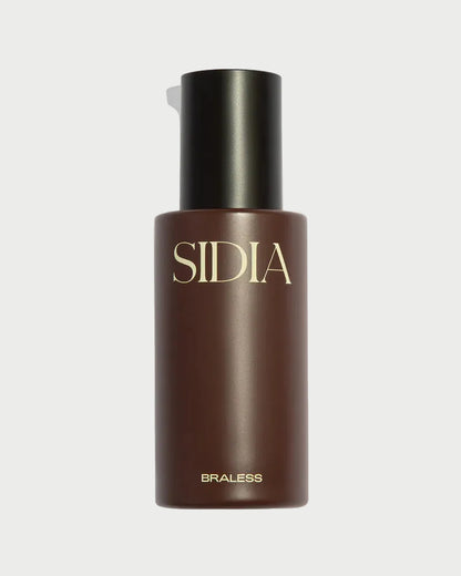 Brown bottle with 'SIDIA' branding on a light gray background