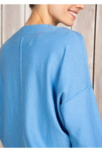 Load image into Gallery viewer, Up-close of the Cotton-Cashmere sweater by ParrishLA, available at west2westport.com