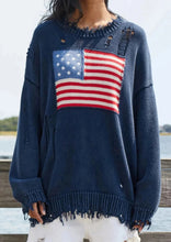 Load image into Gallery viewer, Denimist Distressed Sweater, available at west2westport.com