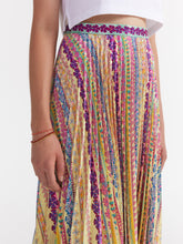 Load image into Gallery viewer, Saloni funfetti pattern pleated skirt at westport ct boutique WEST and online at west2westport.com