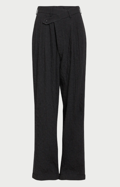 Black pants on a white background