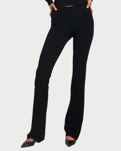 Black pants on a white background