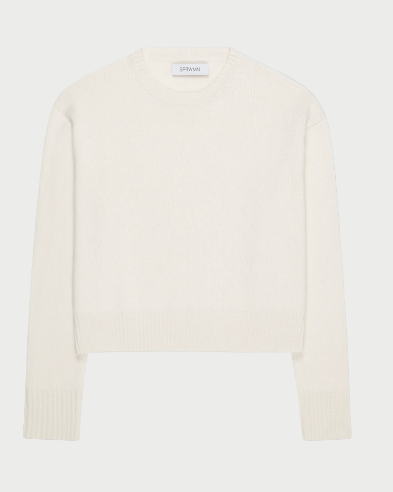 White sweater on a white background