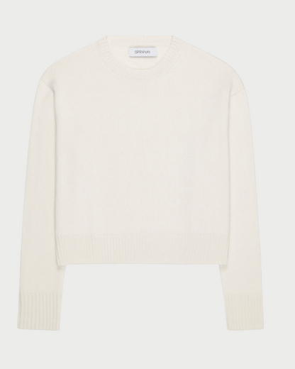 White sweater on a white background