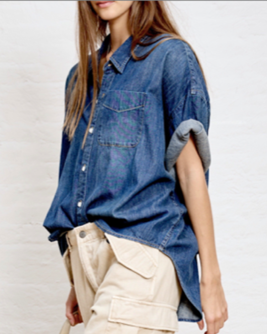 Whitney Denim Button Down Shirt
