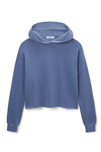 Denim Blue hoodie available at west2westport.com