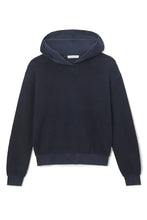 Load image into Gallery viewer, Navy Perfect White Tee hoodie, available at west2westport.com