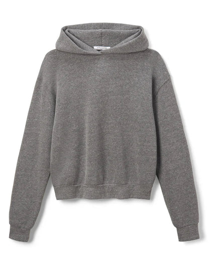 Gray hoodie on a white background