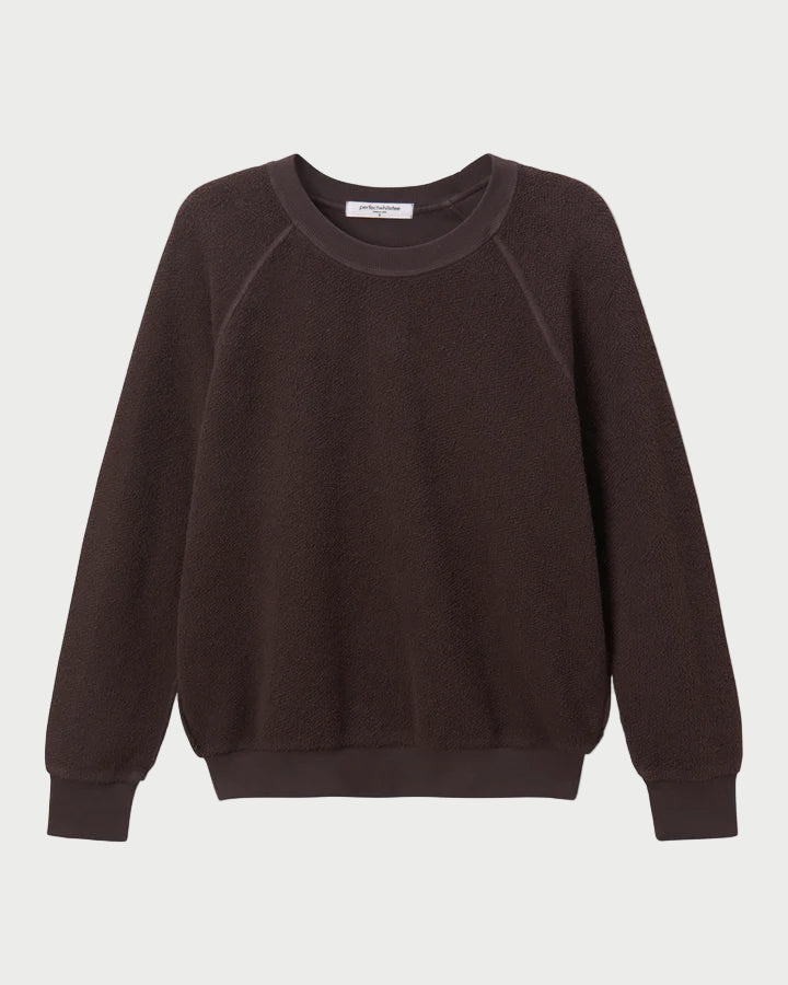 Brown sweatshirt on a white background