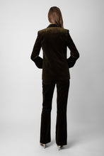 Load image into Gallery viewer, Back of the zadig blazer, available at west2westport.com