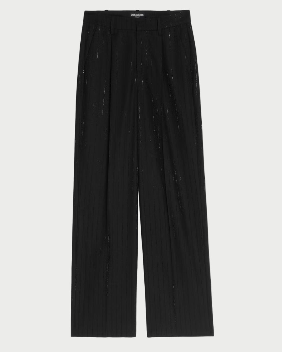 Black pants on a white background