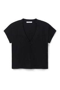 Alanis Tee in Black, available at west2westport.com