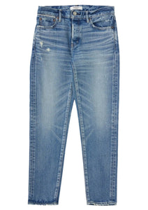 moussy tapered midrise jeans at west2westport.com