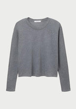 Load image into Gallery viewer, Heather grey long sleeve tee, available at west2westport.com