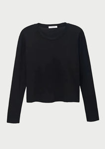 Black long sleeve tee, available at west2westport.com