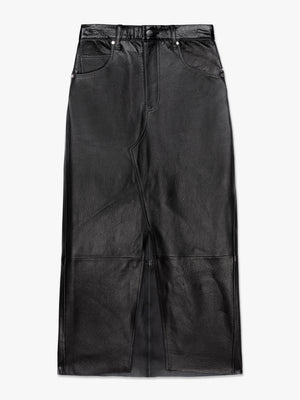 
            
                Load image into Gallery viewer, leather maxi skirt, available at west2westport.com
            
        