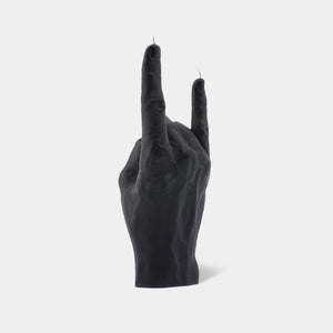You rock candle in black, available at west2westport.com