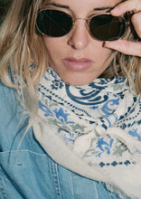 Load image into Gallery viewer, maison lecomte flament wool cashmere bandana scarf at west2westport.com