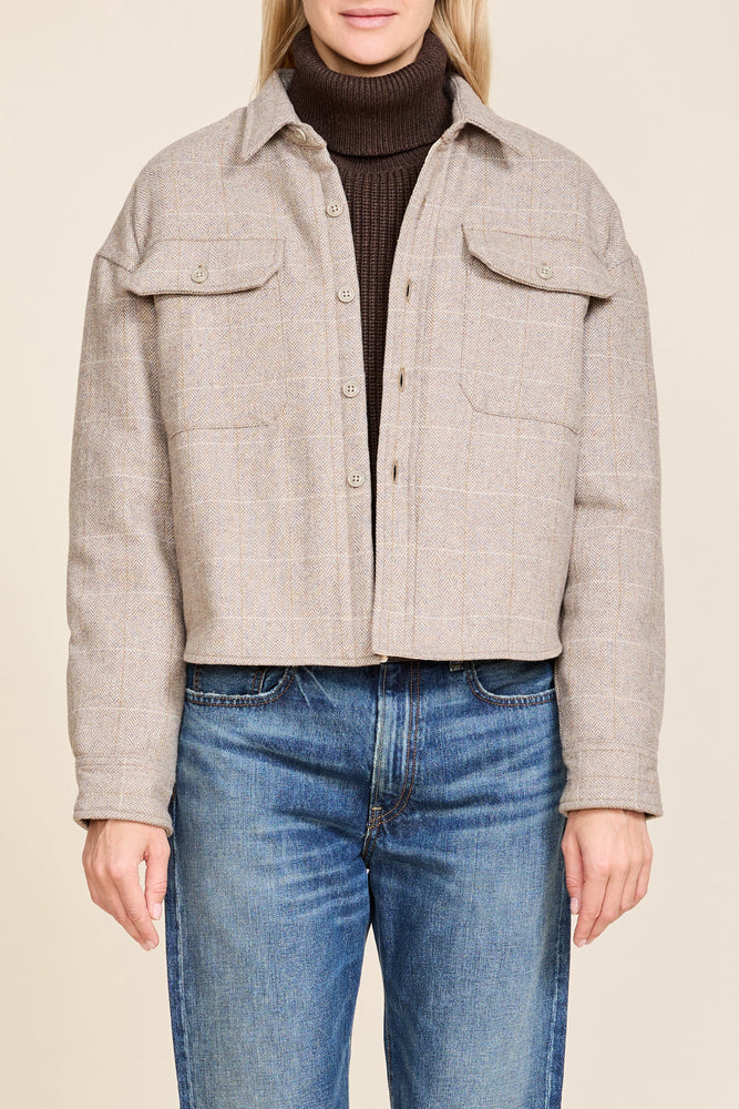 
            
                Load image into Gallery viewer, cropped wool jacket at west2westport.com
            
        