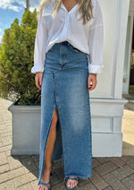Reworked Denim Skirt