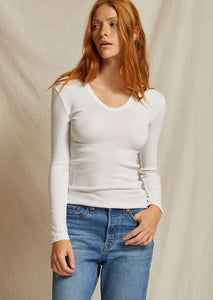 White Long sleeve, available at west2westport.com