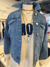 Load image into Gallery viewer, the coolest frame denim jacket and zadig &amp; voltaire sweater at west2westport.com