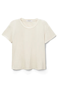 Sugar Perfect White Tee Harley Boxy Crew, available at west2westport.com