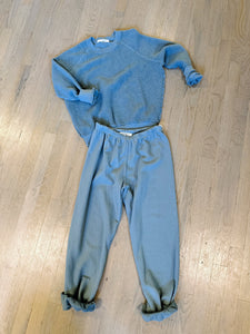 perfect white tee loungewear set, the ziggy sweatshirt and johnny jogger at westport ct store west2westport.com