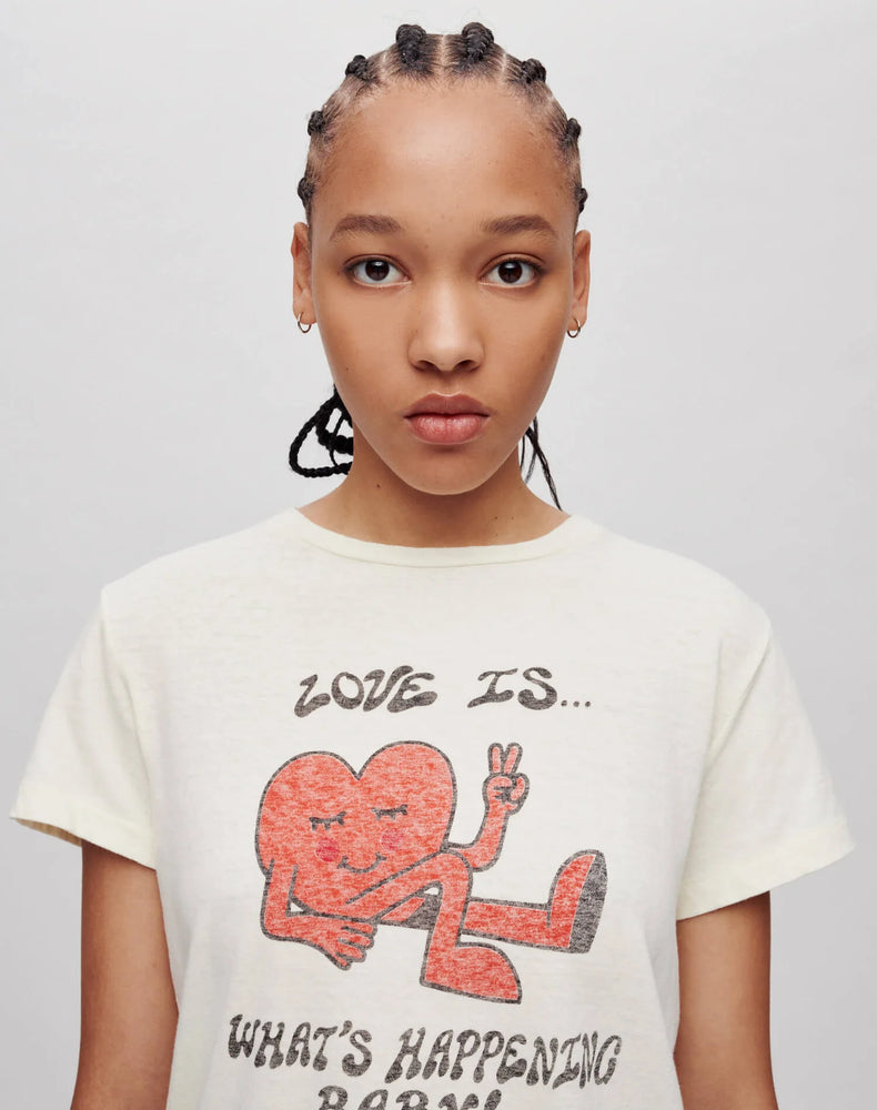 70s tee Love Is by redone at west2westport.com