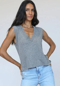 Grey Margot Tee, available at west2westport.com