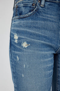 details of the moussy vintage mid rise jeans at westport ct women's boutique WEST and online at west2westport.com