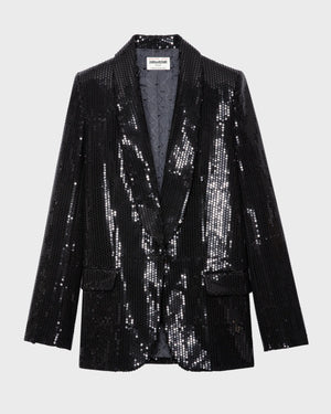 
            
                Load image into Gallery viewer, Perfect blazer for the night out, available at west2westport.com
            
        