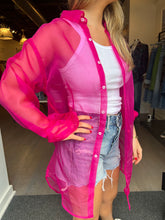 Load image into Gallery viewer, sheer organza shirt at WEST boutique in westport ct