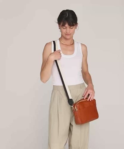 Adjustable Crossbody Stripe Strap