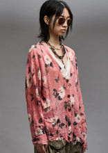 Load image into Gallery viewer, r13 distressed floral cotton cardigan at west2westport.com