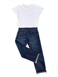 perfect white tee and r13 boy straight jeans at west2westport.com