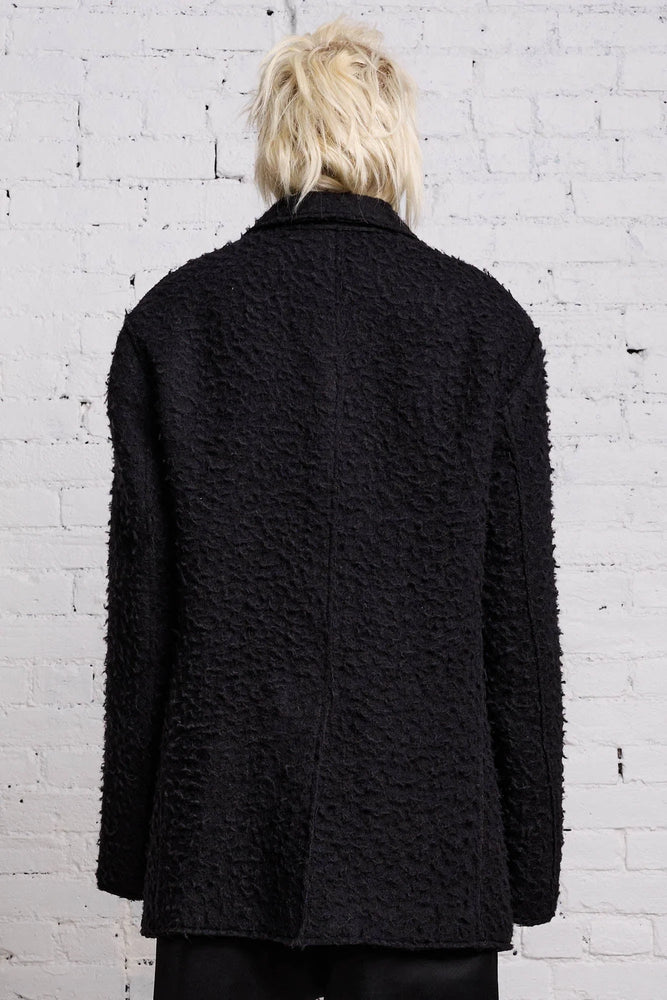 Raw cut ragged blazer, available at west2westport.com